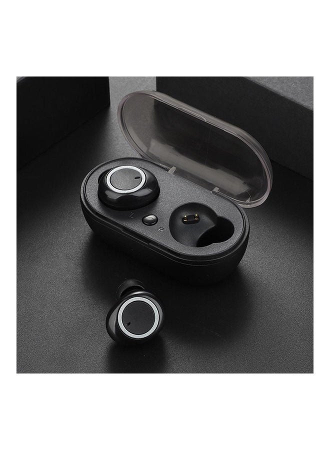 Touch-control BT 5.0 Wireless Earphones Black/Red - Image 4