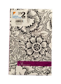 Mintra Fashion Privacy Pad 50 Sheets 2 Per Pack A5 Grey 