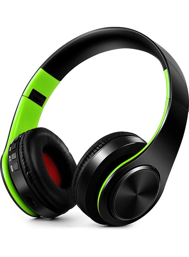 Stereo Bluetooth 4.0 Headsets MP3 Player TF Card FM Radio 3.5mm Wired Earphone Hands-free Wireless Headphones with Mic Multicolour - Image 1