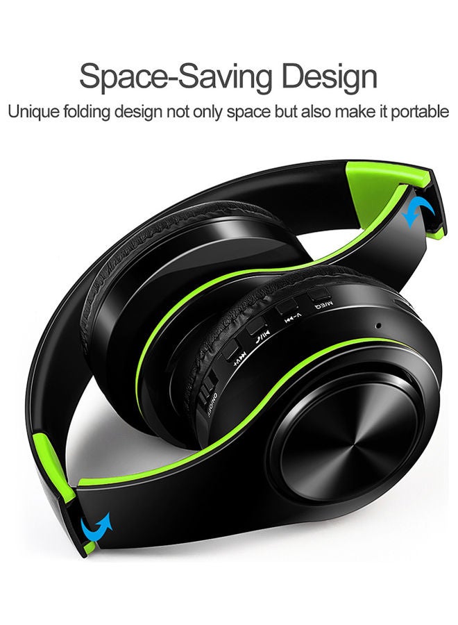 Stereo Bluetooth 4.0 Headsets MP3 Player TF Card FM Radio 3.5mm Wired Earphone Hands-free Wireless Headphones with Mic Multicolour - Image 4