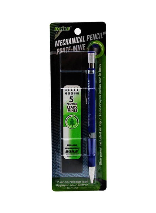 Baile Mechanical Pencil With Leads Set Blue 
