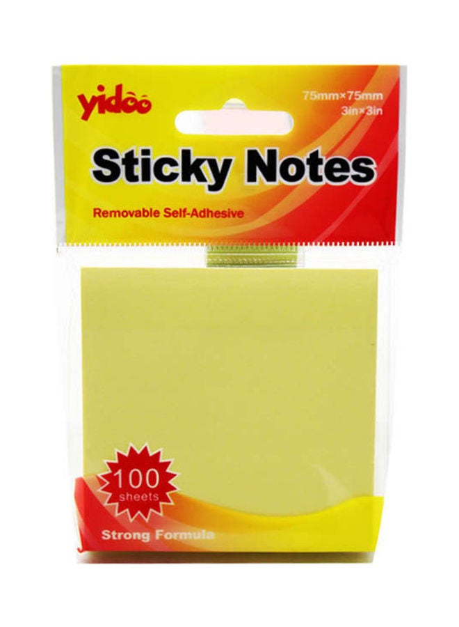 Sticky Notes 100 Sheets A03 Yellow - v1640596924/N52258527A_1