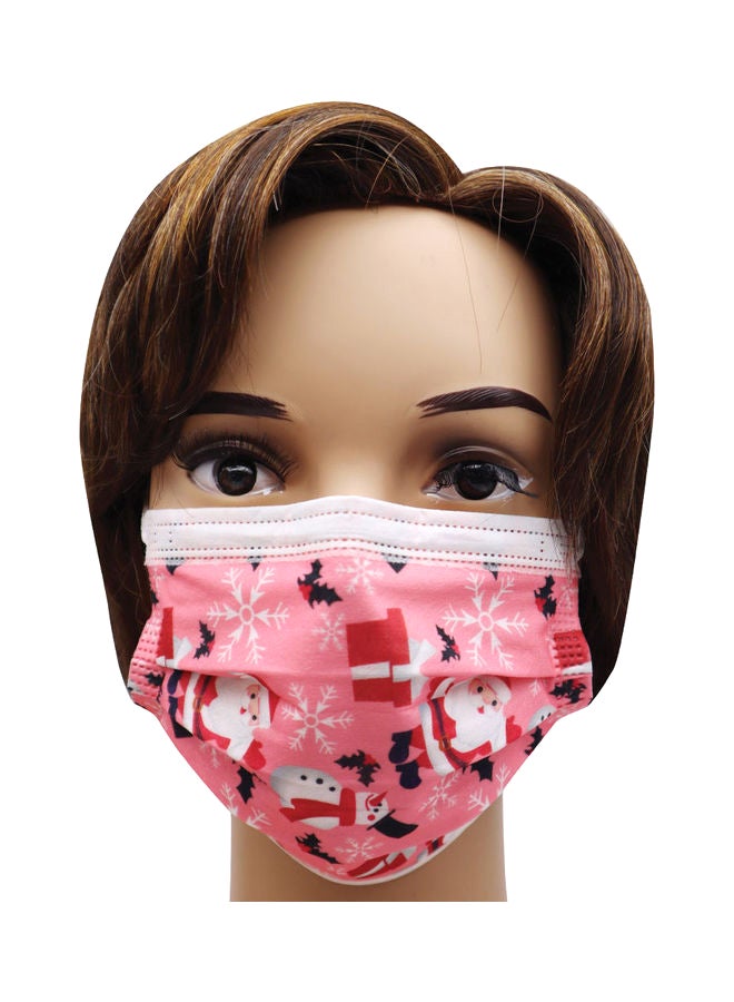 ميد ون 10 قطع من ماسكات الوجه بتصميم الكريسماس للبالغين - Image 1