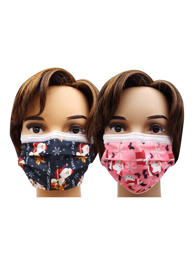 ميد ون 20 قطعة من قناع الوجه بتصميم الكريسماس للبالغين - Image 1