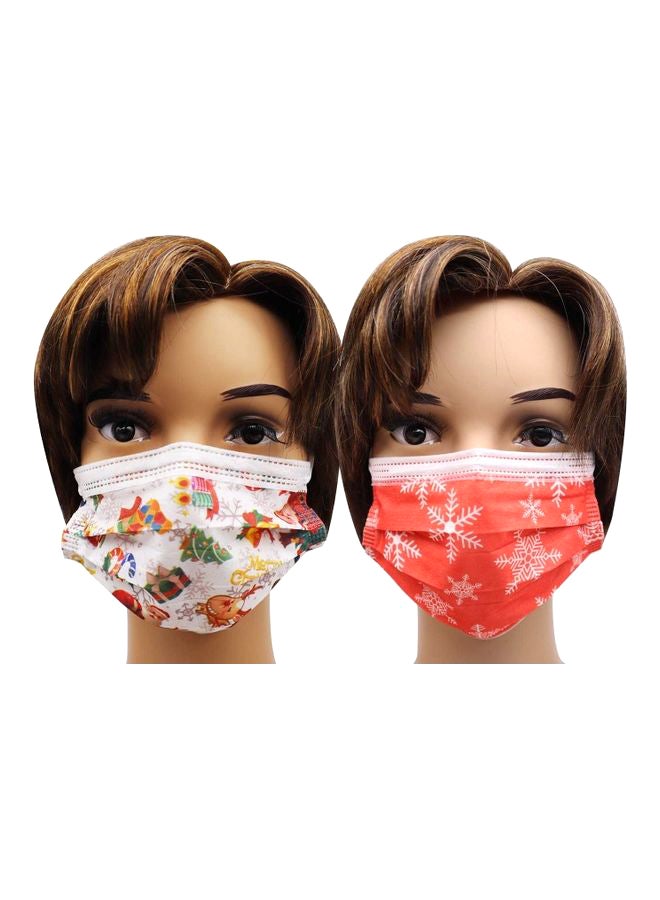 MedOne 20-Piece Christmas Design Face Mask For Adults - Image 1