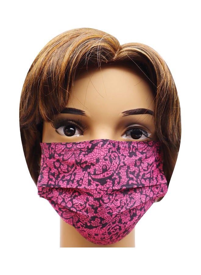 MedOne 50-Pieces Lace Design Printed Masks For Adults  - Image 1