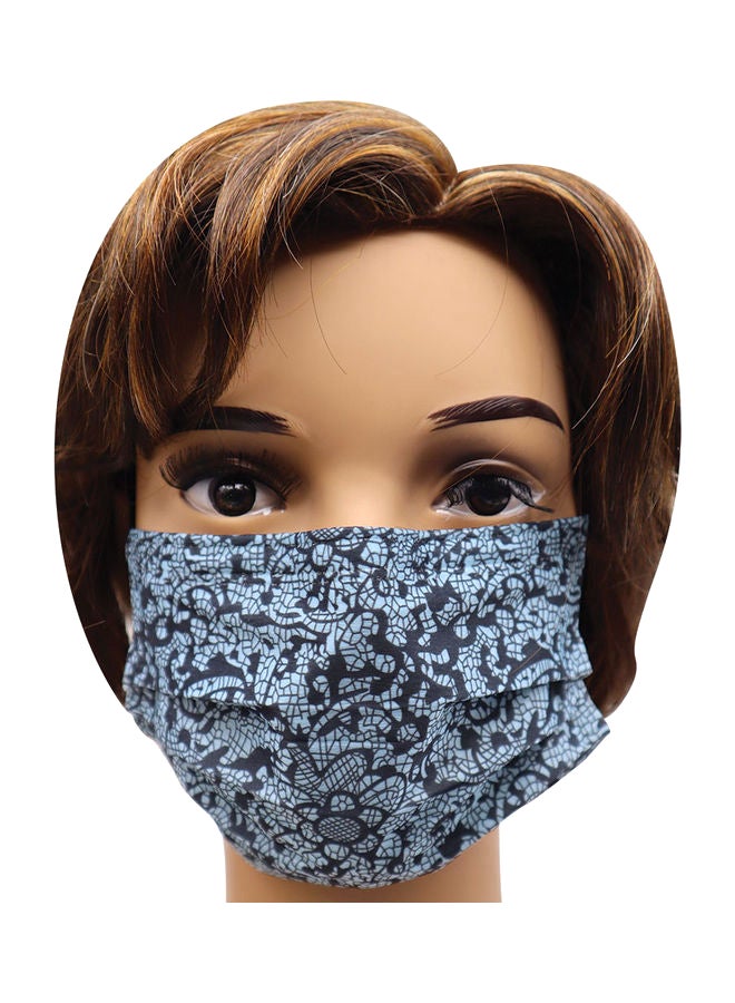 MedOne 50-Piece Lace Design Printed Face Masks For Adults - Image 1