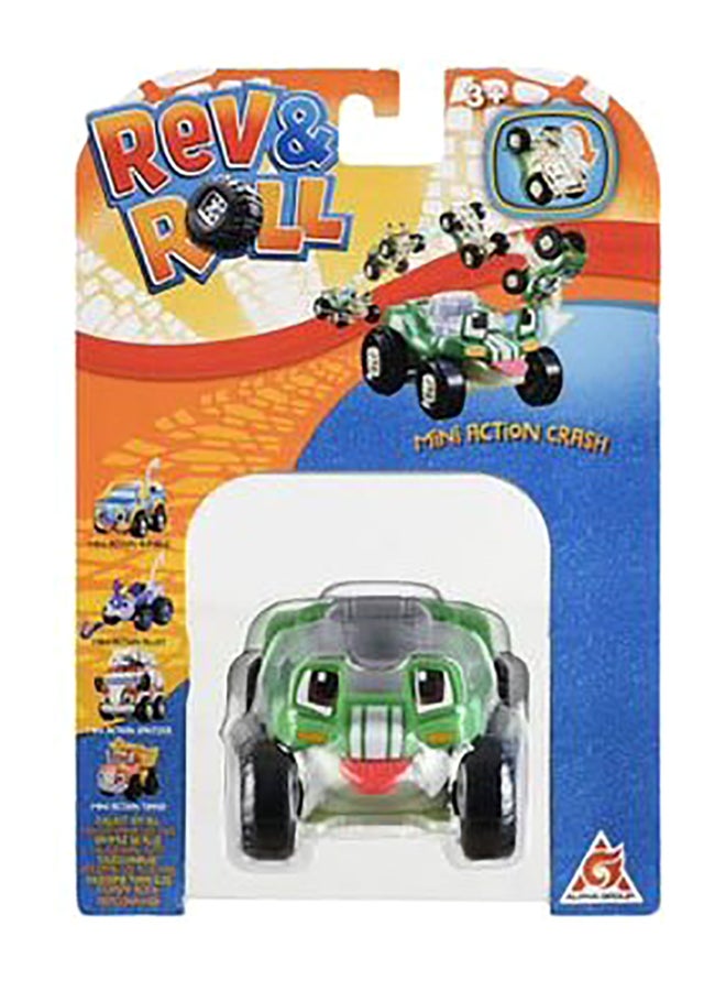 Rev&Roll Mini Action Crash Car Multicolour - Image 2