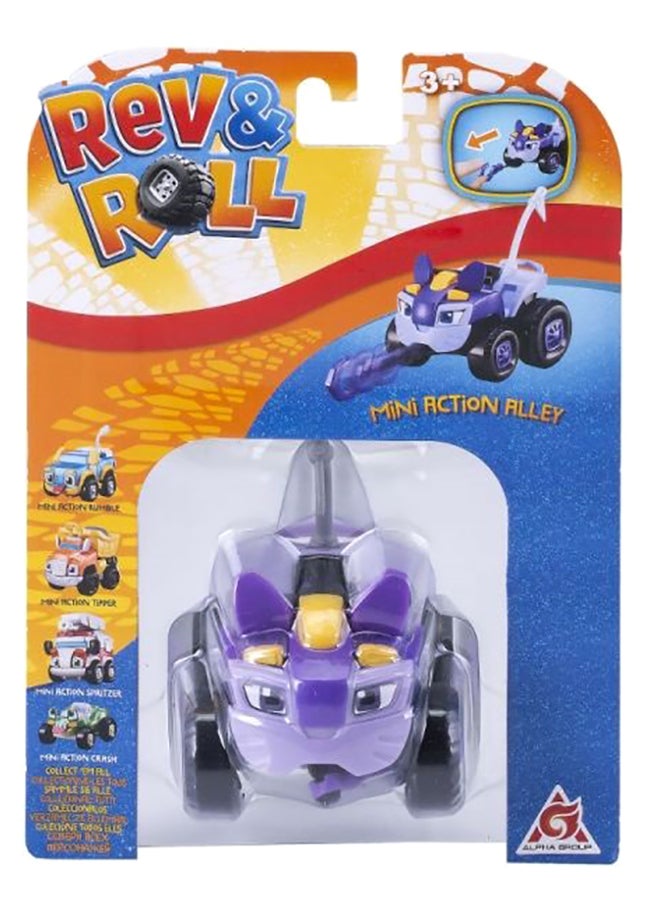 Rev&Roll Mini Action Alley Car Multicolour - Image 3