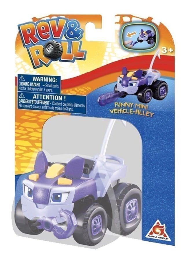 Rev&Roll Mini Action Alley Car Multicolour - Image 4