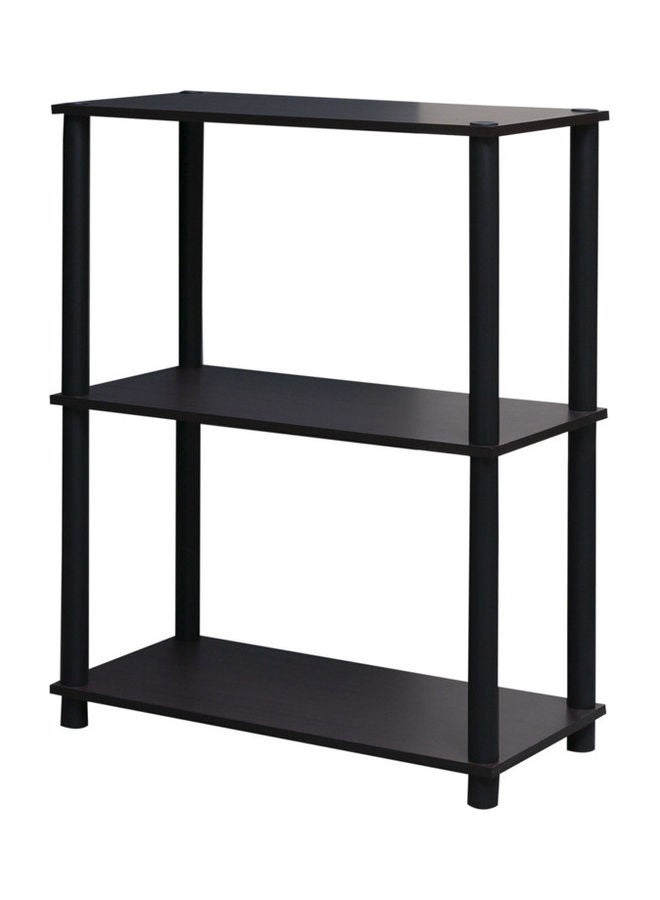 دبيلو تي- إيزي كير رف مكون من 3 طبقات للمنزل والمكتب شوكولاتة بيتش 60x29.5x75.5سم - Image 3