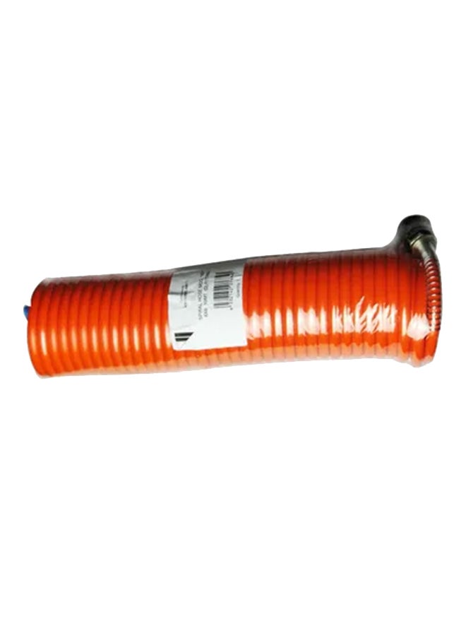 Gentlin Spiral Air Hose With Fittings 8x6mm Diameter Orange 10meter - Image 1