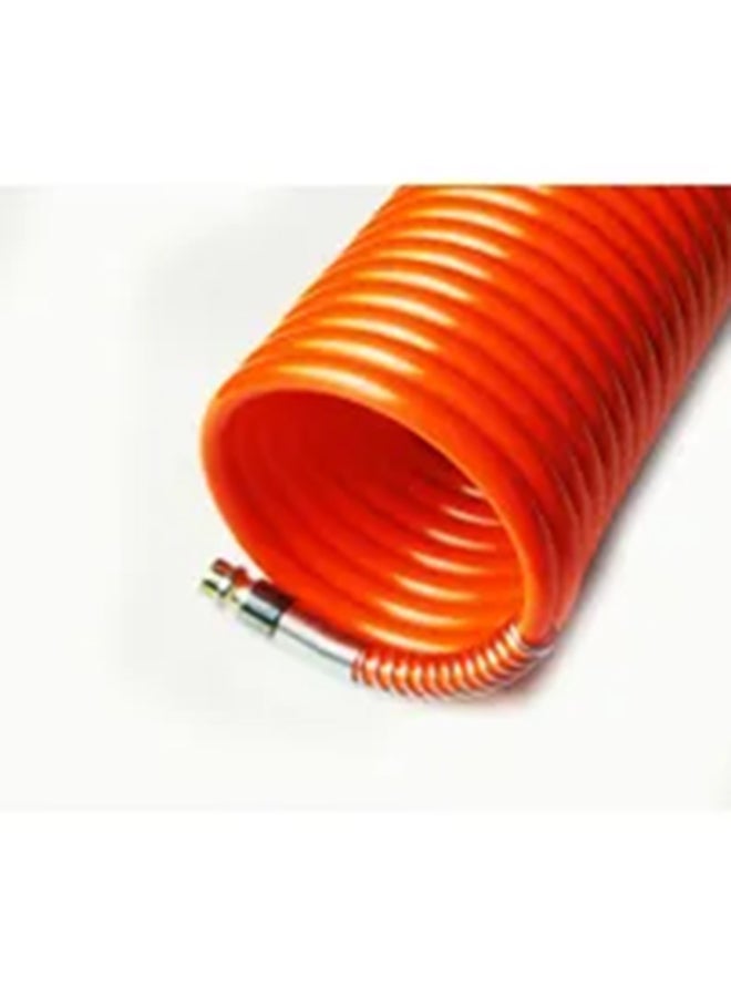Gentlin Spiral Air Hose With Fittings 8x6mm Diameter Orange 10meter - Image 5