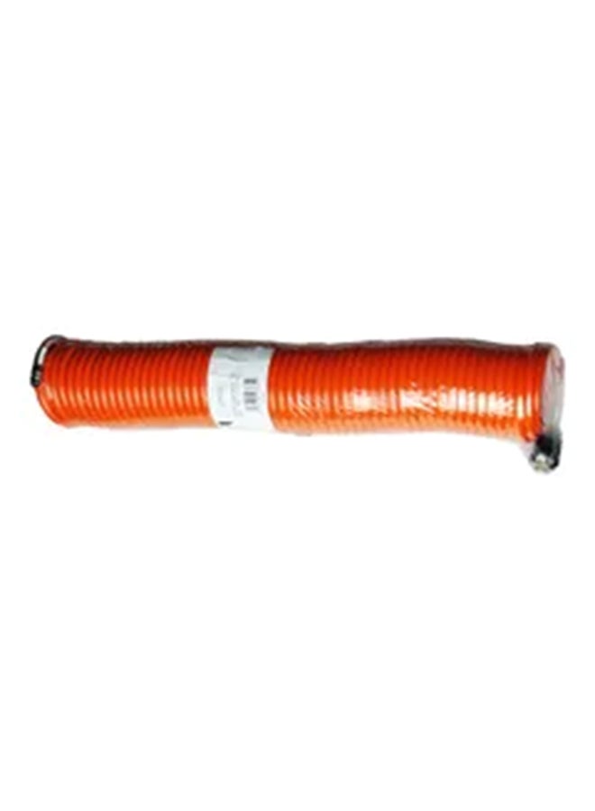 Gentlin Spiral Air Hose With Fittings 8x6mm Diameter Orange 15meter - Image 1