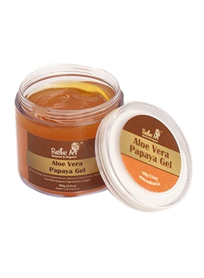 راستيك أرت جل الصبار العضوي مع البابايا والنياسيناميد - Image 2