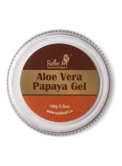 Rustic Art Organic Aloe Vera Papaya Gel With Niacinamide 100grams  - Image 3