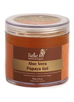 Rustic Art Organic Aloe Vera Papaya Gel With Niacinamide 100grams  - Image 1