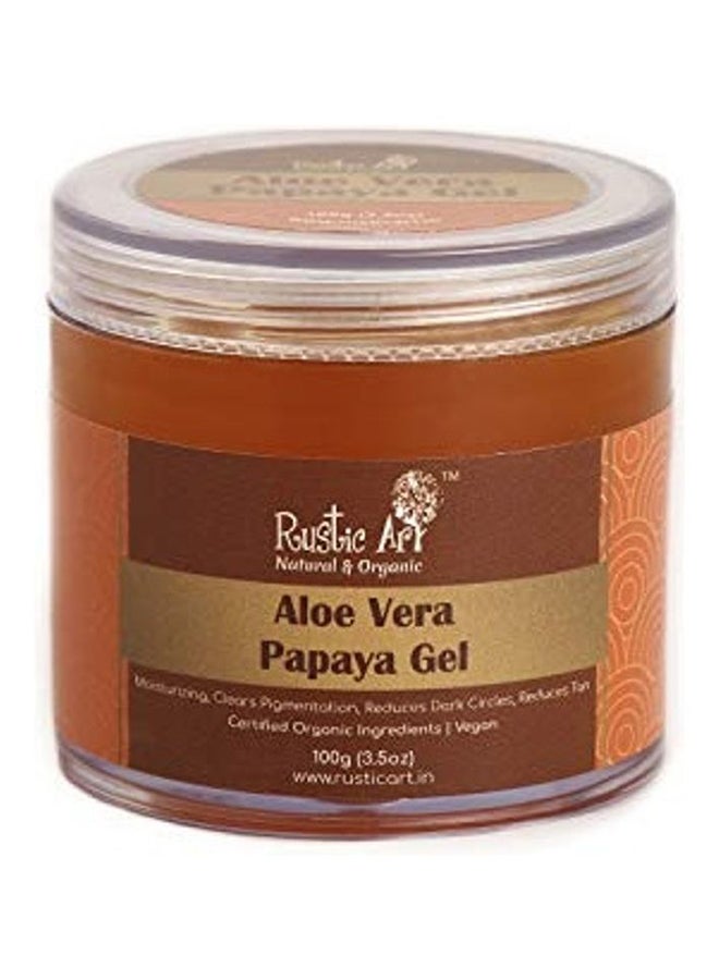 راستيك أرت جل الصبار العضوي مع البابايا والنياسيناميد - Image 1