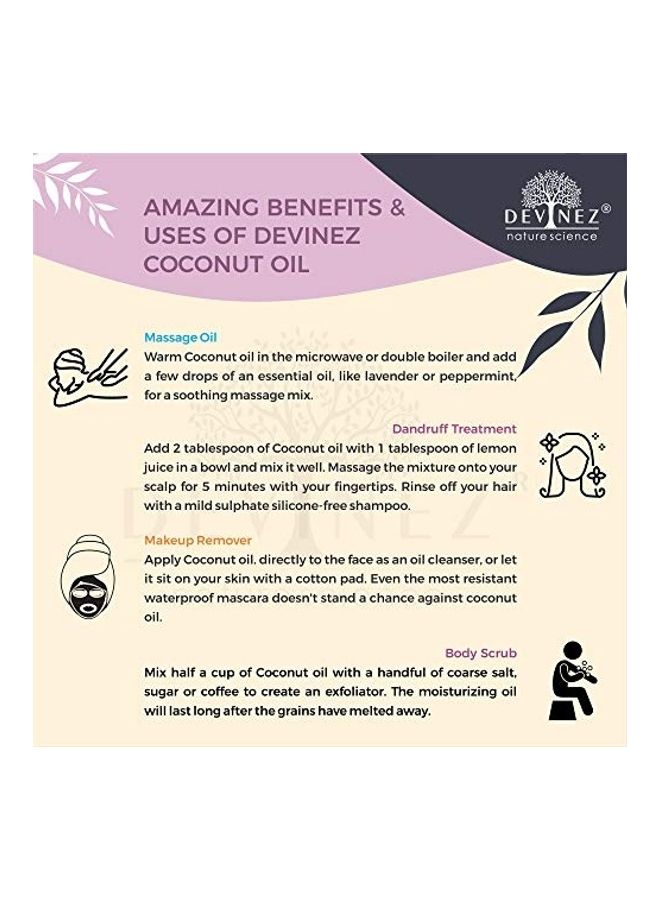 ديفينيز Extra Virgin Coconut Oil Clear 250ml - Image 4