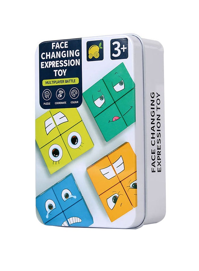 EHOME Face Expression Changing Rubik  Cube Puzzle Toy 12.5x8x4cm - Image 1