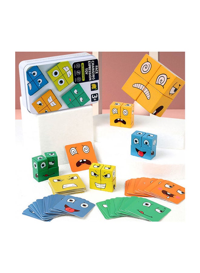 EHOME Face Expression Changing Rubik  Cube Puzzle Toy 12.5x8x4cm - Image 2