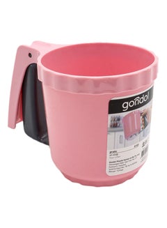 جوندول Plastic Flour Sifter Pink 15x11cm  - Image 1