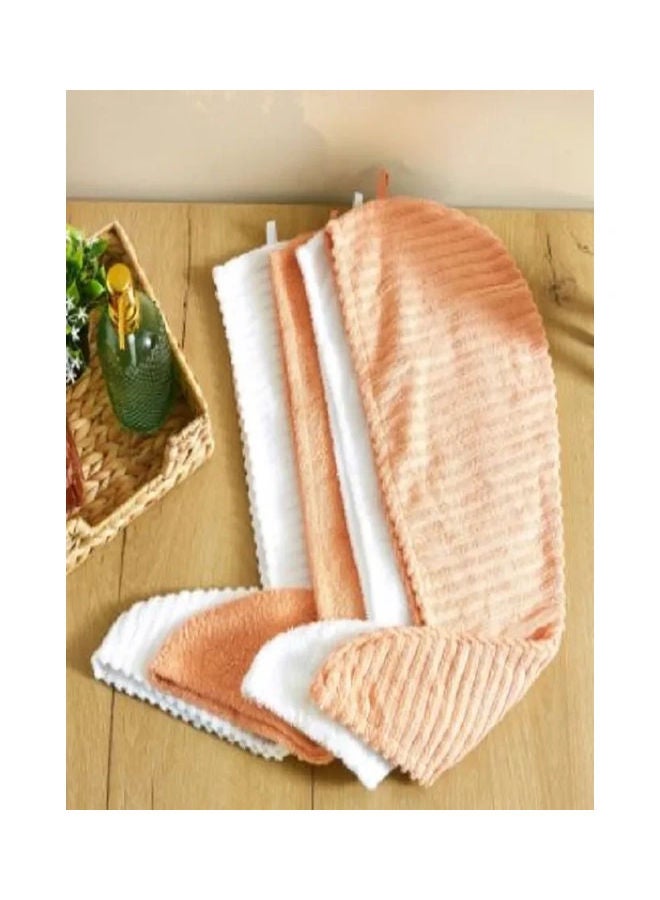 Generic Hair Wrap Towel Pink 23 X 68cm  - Image 4