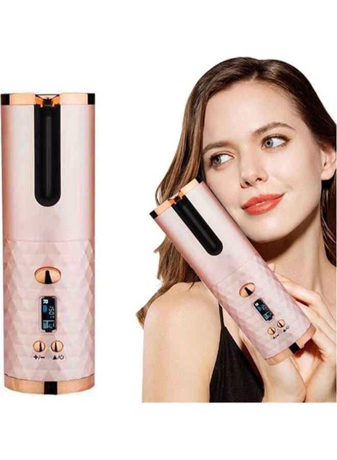EzzySo Portable Wireless Automatic Hair Curler Rose Gold - Image 2