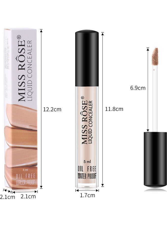 Miss Rose Oil-free Waterproof Repair Nourishing Concealer Beige 3 - Image 2