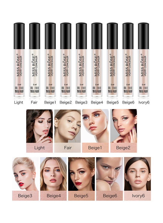 Miss Rose Oil-free Waterproof Repair Nourishing Concealer Beige 3 - Image 5