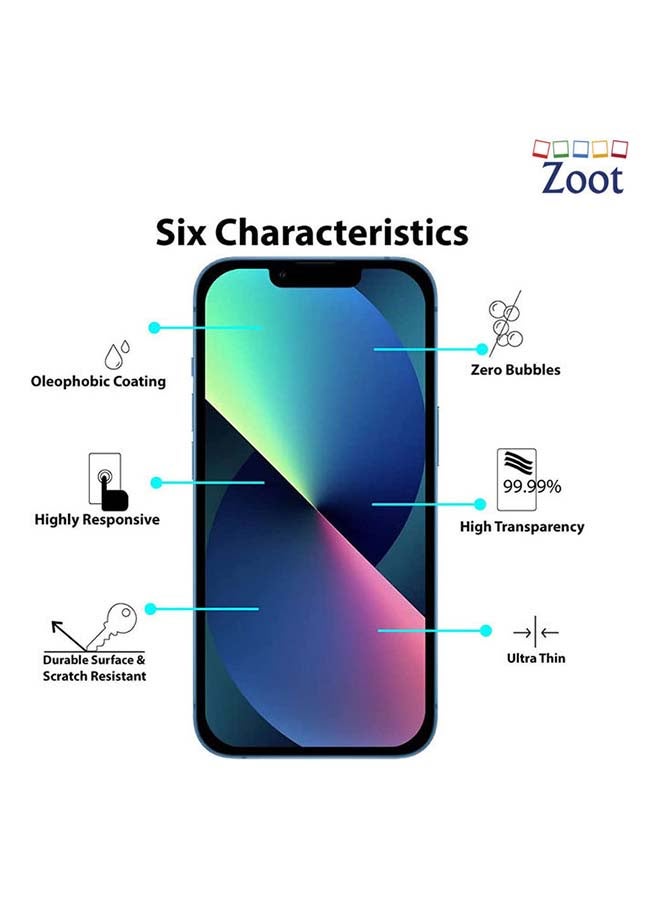Zoot 5D Tempered Glass Screen Protector For iPhone 13 Pro Black - Image 2