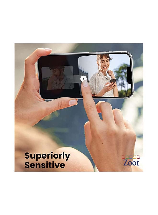 Zoot Screen Protector Compatible For Apple iPhone 13 Pro Clear - Image 2