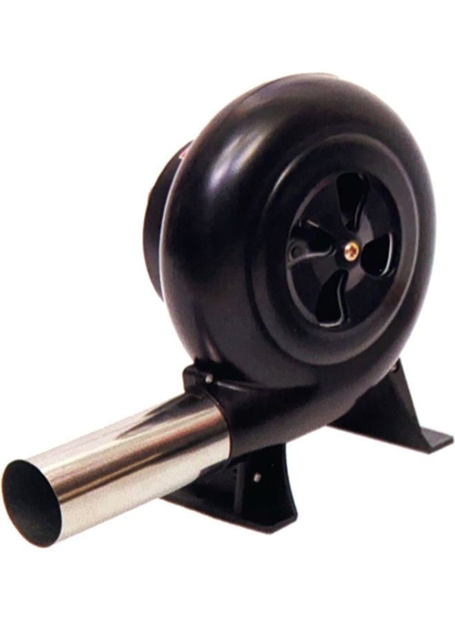 Home Hand Fan Manual Fire Blower Black 27cm