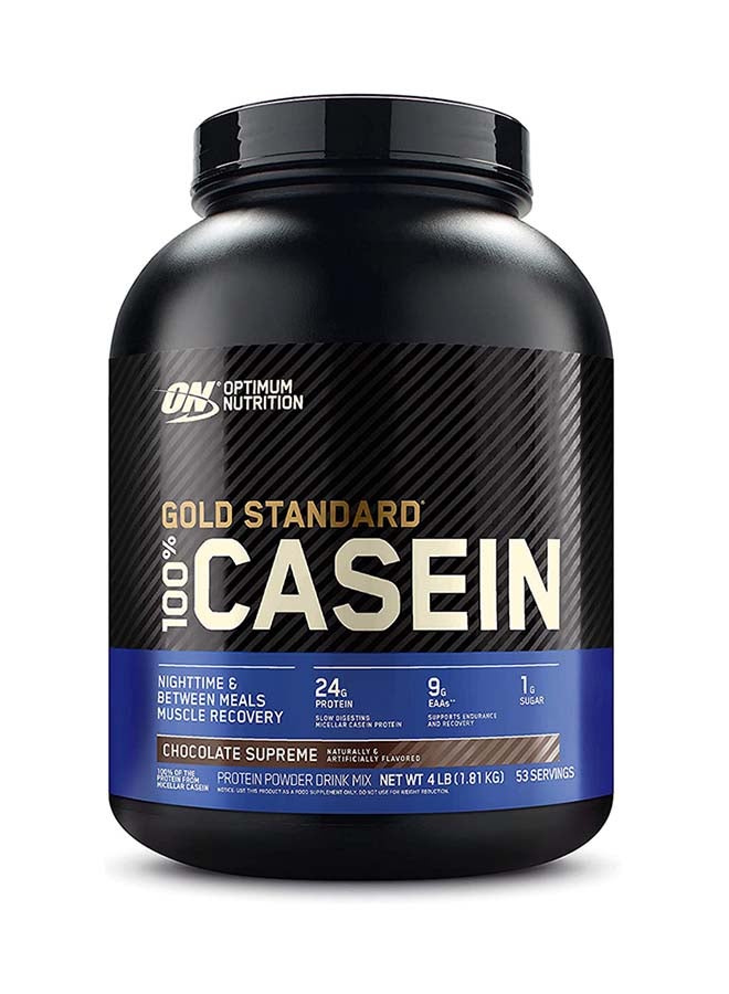 Optimum Nutrition Gold Standard 100% Micellar Casein Protein Powder Chocolate Supreme 3.97lb  - Image 1