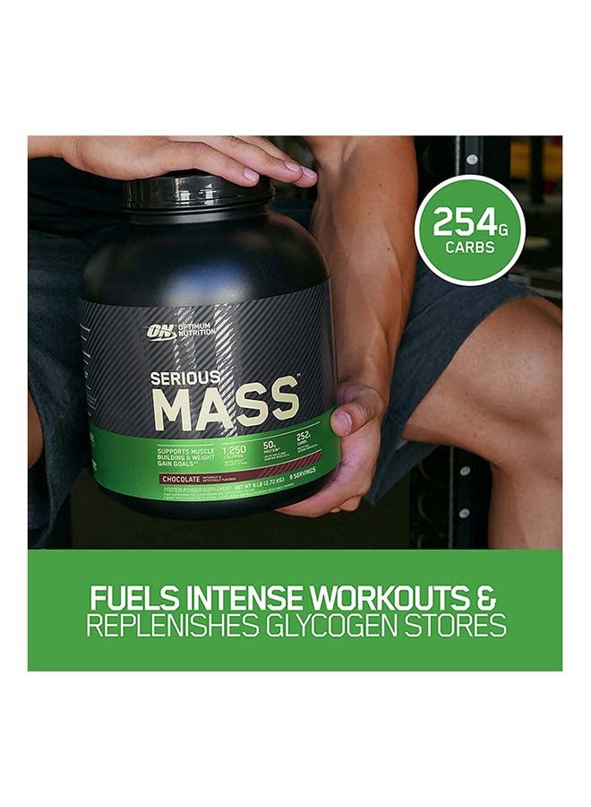 Optimum Nutrition Serious Mass Weight Gain Protein Powder Chocolate 6lb  - Image 5