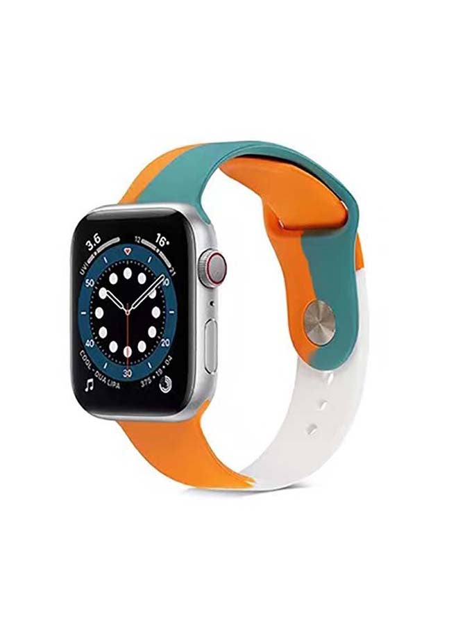 Theodor Replacement Watchband For Apple Watch Series 7/6/SE/5/4 40mm - 3/2/1 38mm 40millimeter Multicolour  - Image 1