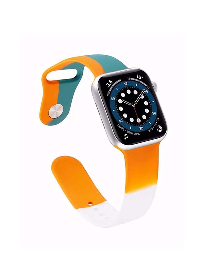 Theodor Replacement Watchband For Apple Watch Series 7/6/SE/5/4 40mm - 3/2/1 38mm 40millimeter Multicolour  - Image 2