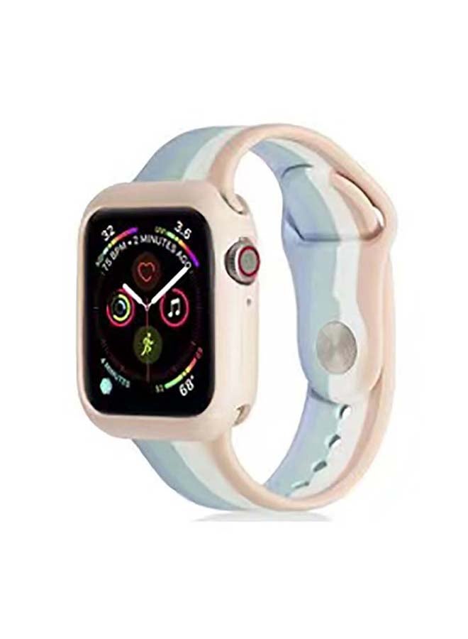 Theodor Replacement Watchband For Apple Watch Series 7/6/SE/5/4 38/40mm Multicolour  - Image 1