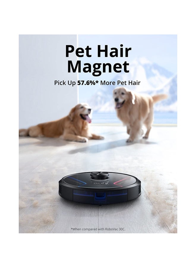 eufy - RoboVac X8 Robot Vacuum Cleaner with iPath Laser Navigation, Twin-Turbine Technology Generates 2x 2000Pa Suction, Robotic Vacuum Cleaner with AI. Map 2.0 Technology, Wi-Fi, Perfect for Pet Owner 0.6 L 24 W T2262 Black - Image 1