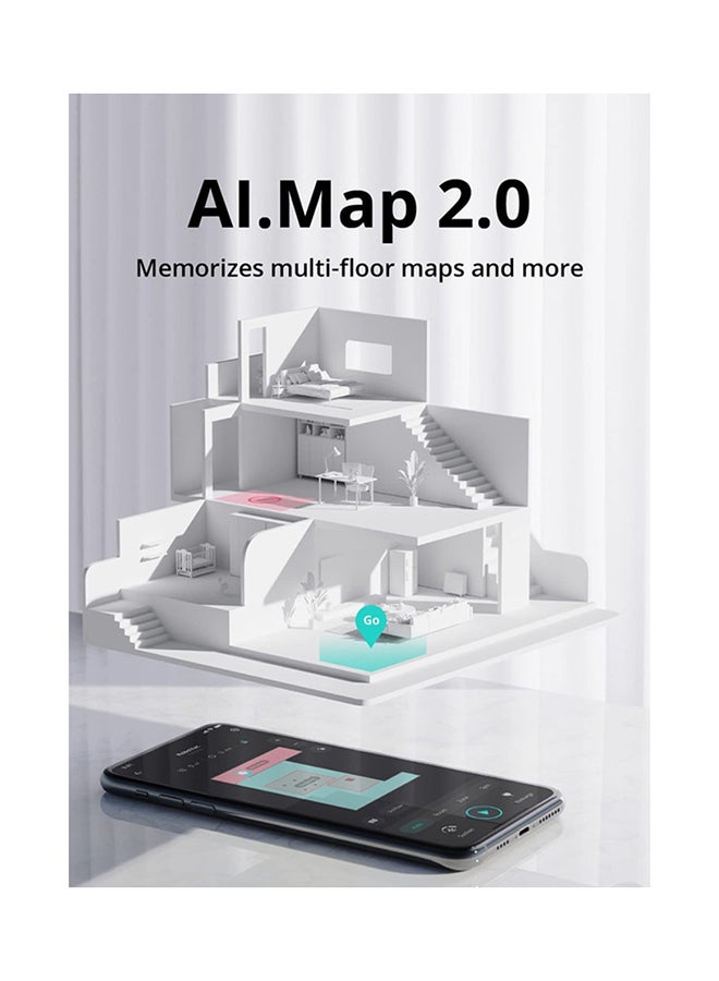 eufy - RoboVac X8 Robot Vacuum Cleaner with iPath Laser Navigation, Twin-Turbine Technology Generates 2x 2000Pa Suction, Robotic Vacuum Cleaner with AI. Map 2.0 Technology, Wi-Fi, Perfect for Pet Owner 0.6 L 24 W T2262 Black - Image 1