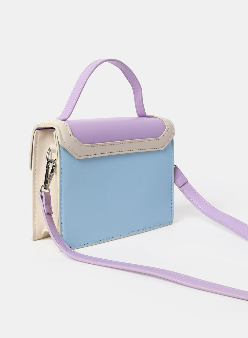 Aila - Magnetic closure Womens PU Satchel bag Multicolour - Image 1