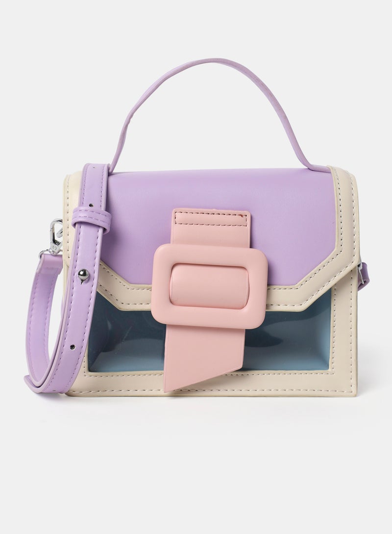 Aila - Magnetic closure Womens PU Satchel bag Multicolour - Image 1