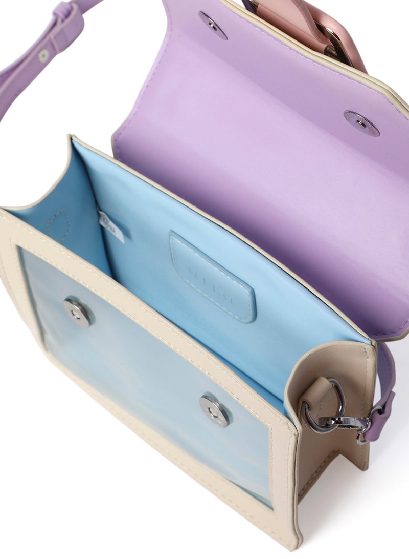Aila - Magnetic closure Womens PU Satchel bag Multicolour - Image 1