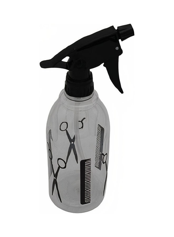 إحساس زجاجة بخاخ بلاستيكية أسود/شفاف 26x7x9.50سم - Image 1