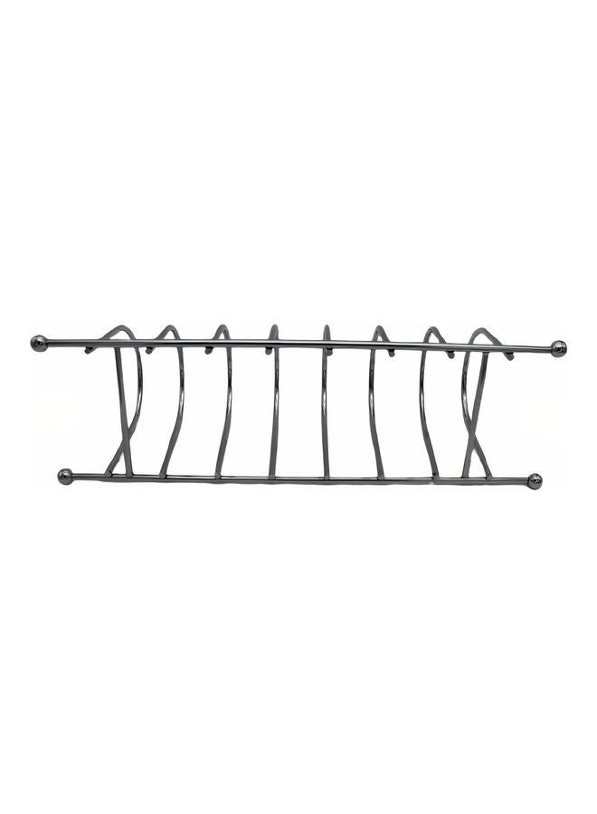 إحساس حامل أطباق كروم فضّي 48 x 14سم - Image 3