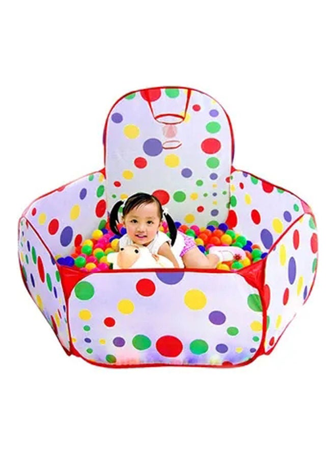 Arabest Polka Dot Pattern Foldable Kids Play House Outdoor and Indoor Tent Premium Quality 90 x 90 x 30cm - Image 4