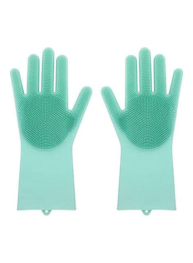 Upgraded Magic Reusable Silicone Gloves With Wash Scrubber Heat Resistant For Cleaning Household Washing The Car - Image 1