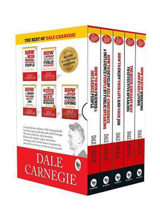The Best of Dale Carnegie (Set of 5 Books) hardcover english