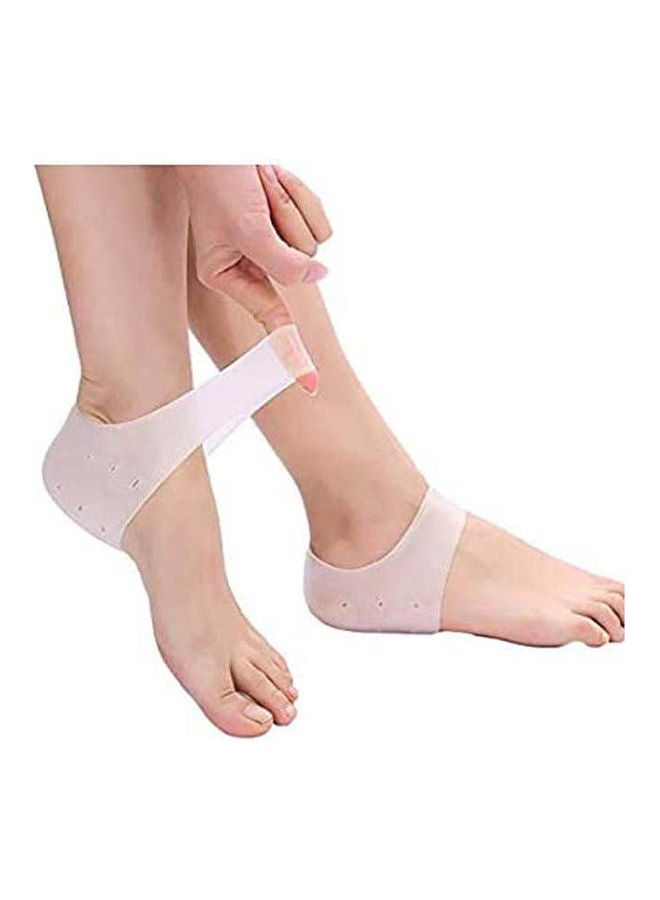 Generic Plantar Fasciitis Silicone Gel Sleeve Breathable Protective Heel Air Support Reduce Pressure On Heel, Relief Heel Pain And Cracked Heel - Image 2