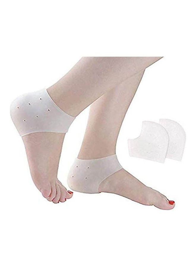 Generic Gel Heel Protectors,Gel Heel Protectors For Plantar Fasciitis Honeycomb Silicone Breathable Advanced Material Technology, Comfortable, Durable Rapid Heel Pain Relief - Image 2